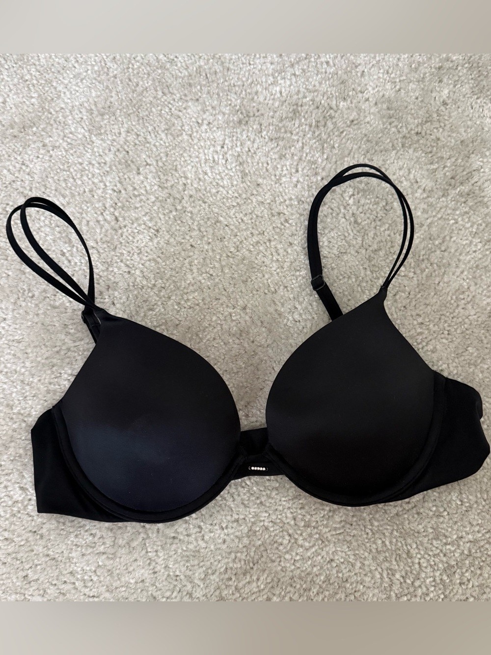 Victoria's Secret Black Double-Strap Very Sexy Push Up Bra